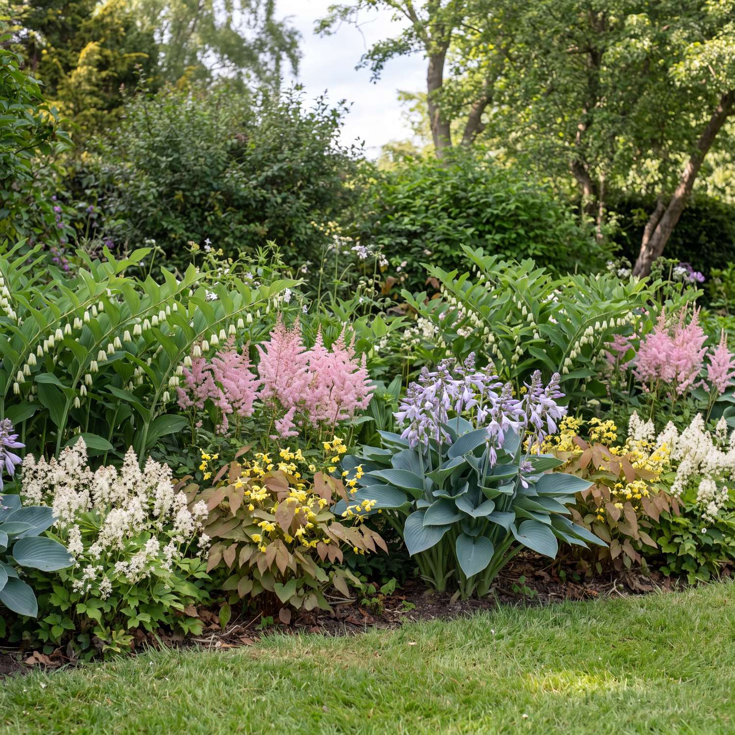 Perennapaketti 'Pimeä nurkka' (1,5-2m²)